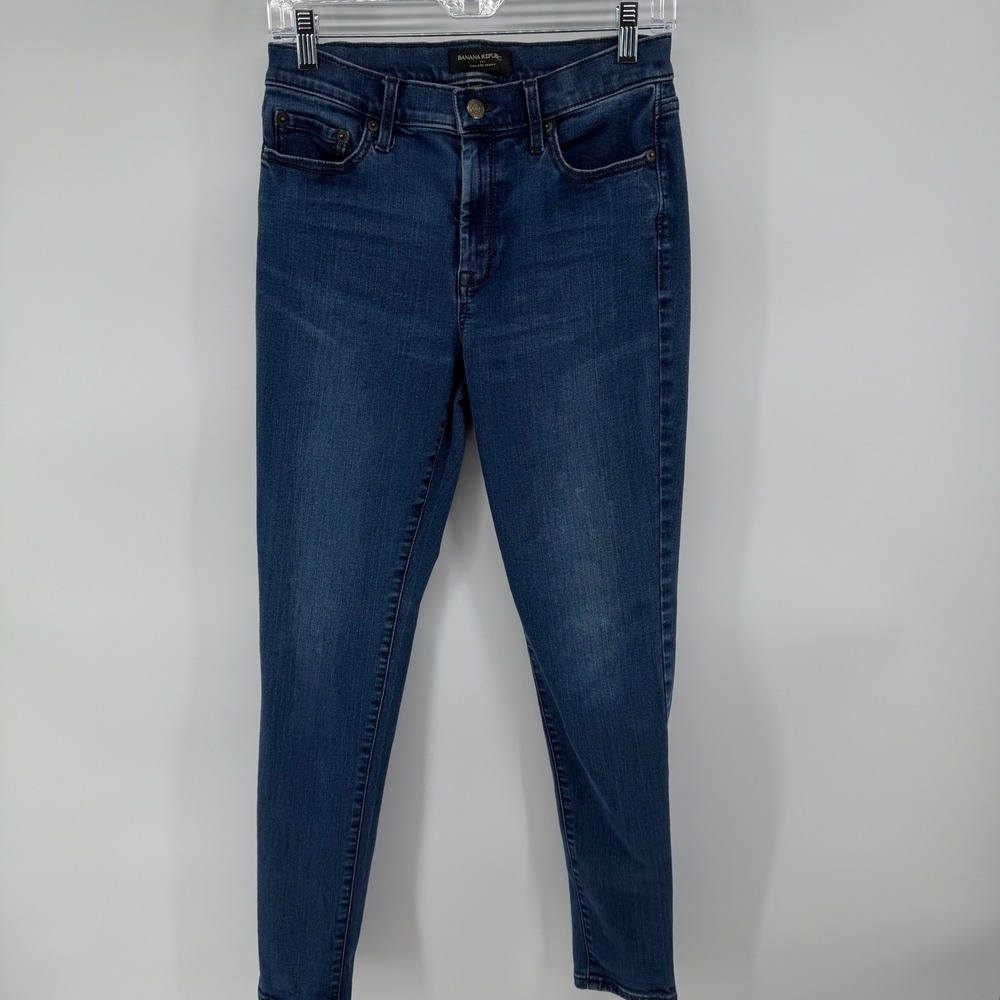 Banana Republic‎ High Rise Skinny Jeans Dark Wash Women's Size 28R